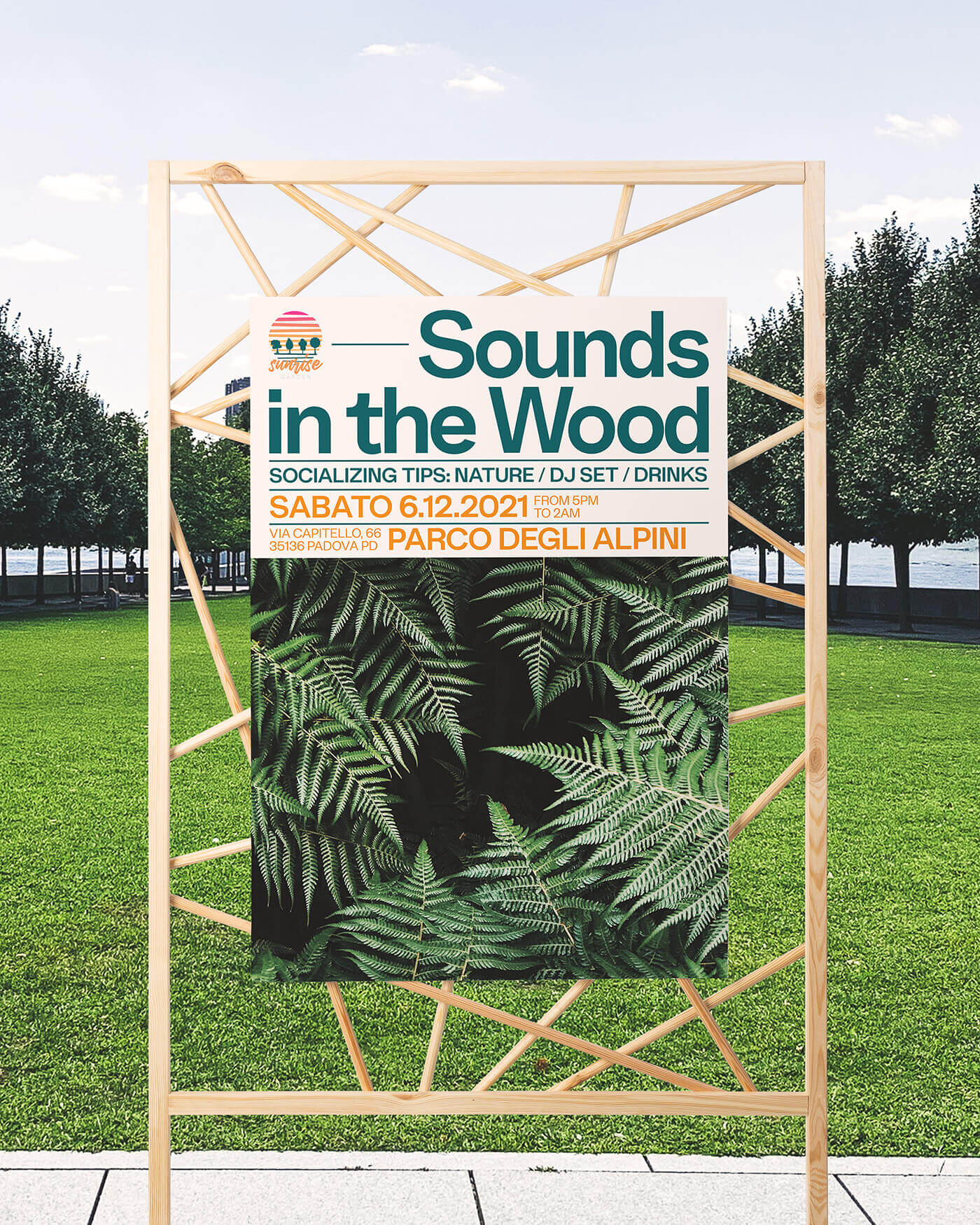 Sound in the Wood - Poster design